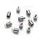 Tarnish Resistant 304 Stainless Steel Cord Ends, Stainless Steel Color, 8.7x5mm, Hole: 1.7mm, 4mm Inner Diameter