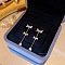 Imitation Pearl Tassel Dangle Earrings, Mixed Shape