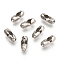 Non-Tarnish 304 Stainless Steel Ball Chain Connectors, Stainless Steel Color, 10x4mm, Hole: 2mm, Fit for 3.2mm ball chain