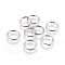 Tarnish Resistant 304 Stainless Steel Open Jump Rings, Stainless Steel Color, 16 Gauge, 12x1.3~1.4mm, Inner Diameter: 9mm, 600pcs/bag