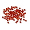 Natural Carnelian Dome/Half Round Cabochons, Dyed & Heated, 2x1mm