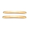 Ion Plating(IP) 304 Stainless Steel Links Connectors, Bending Rectangle, Golden, 45x5x1mm, Hole: 1.9mm