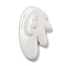 Opaque Resin Angel Wing Decoden Cabochons, White, 31x18.5x6.5mm