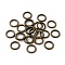 Alloy Closed Jump Rings, Round Ring, Antique Bronze, 8x1.2mm, 16 Gauge, Inner Diameter: 5.5mm