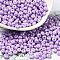 Baking Paint Luster Glass Seed Beads, Donut, Lilac, 4x2.5mm, Hole: 1mm, 275pcs/20g