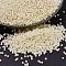 MIYUKI Delica Beads, Cylinder, Japanese Seed Beads, 11/0, (DB0883) Matte Opaque Dark Cream AB, 1.3x1.6mm, Hole: 0.8mm, about 2000pcs/10g