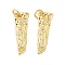 Brass Micro Pave Clear Cubic Zirconia Pendants, Cadmium Free & Lead Free, Triangle with Virgin Mary, Real 18K Gold Plated, Real 18K Gold Plated, 20x7x2.5mm, Hole: 3.2mm