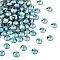 Preciosa® Crystal Hotfix Flatback Stones, Czech Crystal, Round(438 11 612 Chaton Rose VIVA 12 ®), 40080 200 Light Graphite AB, SS16(3.8~4mm)