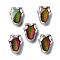 Glass Beads, Temperature Sensing Color Changing Beads, Tulip, Colorful, 15x11.5x5.5mm, Hole: 1.3mm