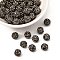 Polymer Clay Rhinestone Beads, Pave Disco Ball Beads, Grade A, Black Diamond, PP11(1.7~1.8mm), 8mm, Hole: 1.5mm