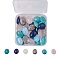 Natural & Synthetic Mixed Gemstone Cabochons, Oval, 6.4x6.3x2cm, 30pcs/box