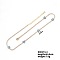 European and American Fashion Style Brass Rhinestone Flower Necklaces, Dodger Blue, 15.75 inch(40cm)