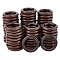 Dyed Macrame Wooden Linking Rings, for Curtain Rings, Bag Suspension Ring, Coconut Brown, 49.5x8mm, Inner Diameter: 33mm