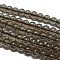 Synthetic Smoky Quartz Beads Strands, Round, 10mm, Hole: 1mm, about 43pcs/strand, 15.15 inch(38cm)