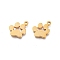 Ion Plating(IP) 304 Stainless Steel Pendants, Manual Polishing, Dog Footprint, Golden, 14x10x1.5mm, Hole: 1.2mm