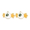 Halloween Alloy Enamel Pendant, Candy, Light Gold, 16x26x1mm, Hole: 1.5mm
