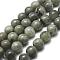 Natural Labradorite Bead Strands, Round, 8mm, Hole: 1mm, about 48pcs/strand, 15 inch