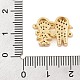 Латунные микро проложить кубического циркония слайд подвески ZIRC-I068-25G-3