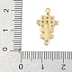 Подвески-крестики из латуни с прозрачным кубическим цирконием KK-Q028-33G-3