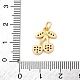 Латунные микро проложить кубического циркония подвески KK-F894-05G-3