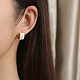 Круглые серьги-гвоздики из нержавеющей стали 304 KA7490-4