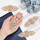 Кабошоны из ткани со стразами из сплава стекла DIY-WH0265-46G-3
