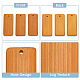 120шт бамбуковые подвески WOOD-PH0002-71-4