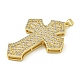 Подвески из кубического циркония с покрытием из латуни KK-U029-02G-04-2