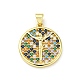 Латунь с подвесками из фианита FIND-Z023-09C-02-1