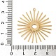 Латуни кулон KK-O100-18G-01-3