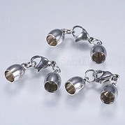 Наконечники шнура из нержавеющей стали 201 STAS-F145-03P-10.5x7mm