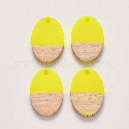 Подвески из смолы и дерева X-RESI-S384-007A-E02-1