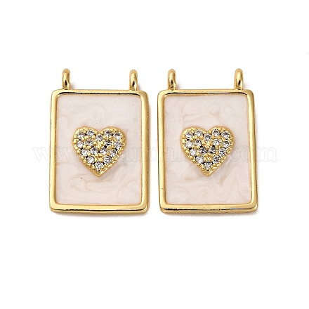 Латунные микро проложить кубического циркония подвески KK-D390-27G-04-1