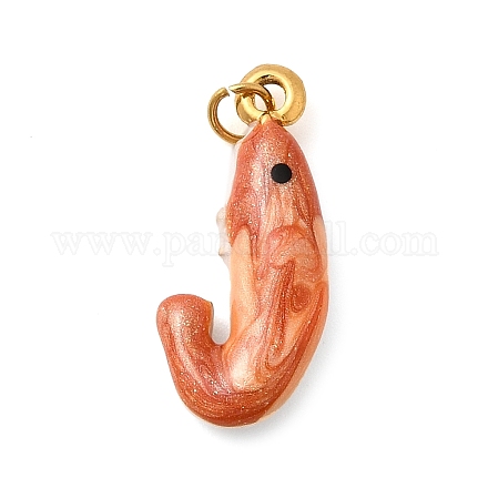 Подвески из нержавеющей стали 304 с эмалью STAS-B093-33G-06-1