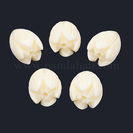 Окрашенные синтетические коралловые бусы CORA-N002-B-04L-1