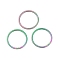 Ion Plating(IP) 304 Stainless Steel Linking Ring, Nickel Free, Round Ring, Rainbow Color, 16x0.8mm