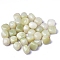 Natural Jade Imitation Pebble Ornament, for Fish Tank, Pond, Bonsai, Garden, Pathway, Swimming Pool, 20~30mm
