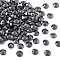 Preciosa® Crystal Hotfix Flatback Stones, Czech Crystal, Round(438 11 612 Chaton Rose VIVA 12 ®), 23980 272 Hematite, SS8(2.3~2.5mm)