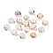Opaque Spray Painted Glass Beads, Rondelle, Coral, 8x5mm, Hole: 2mm, about 1041pcs/450g
