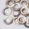 Resin & Walnut Wood Pendants, Ring, WhiteSmoke, 28x3mm, Hole: 1.5mm