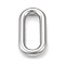 Non-Tarnish 304 Stainless Steel Linking Rings, Oval, Stainless Steel Color, 29.5x15x4mm, Inner Diameter: 7x22mm