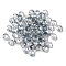 Electroplate Glass Beads, Rondelle, Clear, 6x4mm, Hole: 1.4mm, 100pcs/bag