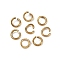 304 Stainless Steel Open Jump Rings, Ion Plating(IP), Golden, 7x1.2mm, Inner Diameter: 4.7mm