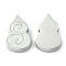 Non-Tarnish 304 Stainless Steel Beads, Gourd, Stainless Steel Color, 10.5x7.5x2.8mm, Hole: 1.4mm