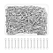 UNICRAFTALE About 400Pcs Stainless Steel Bar Connector Charms 12.5 mm Long Twist Stick Links Connectors Pendants 2 Hole Metal Stick Strip Charms Earrings Hole 1mm for DIY Jewelry Making