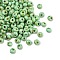 Picasso Glass Seed Beads, Round Hole, Teardrop, Lime, 5x4.5x4mm, Hole: 1.4mm, 120pcs/set