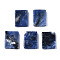 Natural Sodalite Cabochons, Rectangle, 14x10.5x2.5~3.5mm