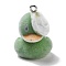 Resin Pendants, With Platinum Iron Loop, Duck Charms, Sea Green, 27x19x21mm, Hole: 2mm