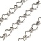304 Stainless Steel Figaro Chains, Unwelded, Stainless Steel Color, 11x8x2mm