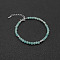 Natural Amazonite Bead Bracelet, 7-1/8 inch(18cm)